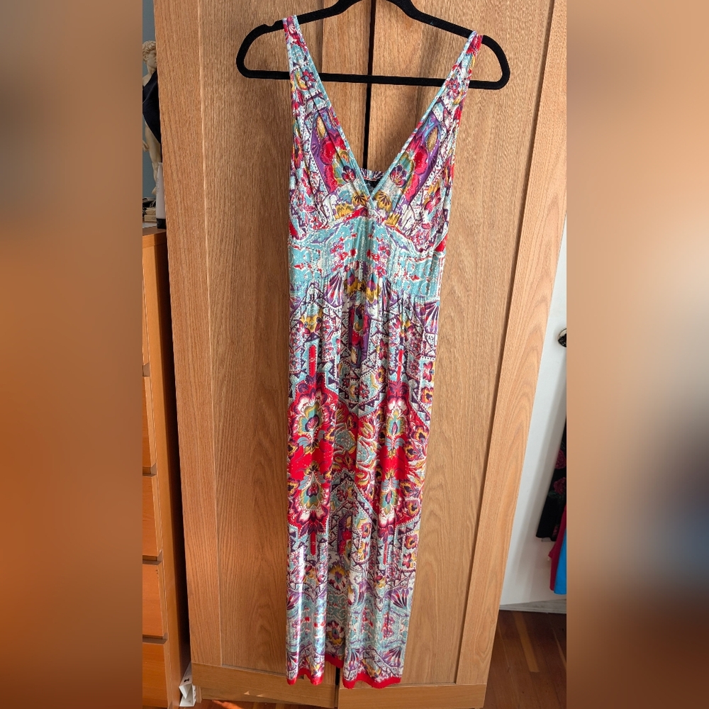 Floral Multicolor Maxi Dress